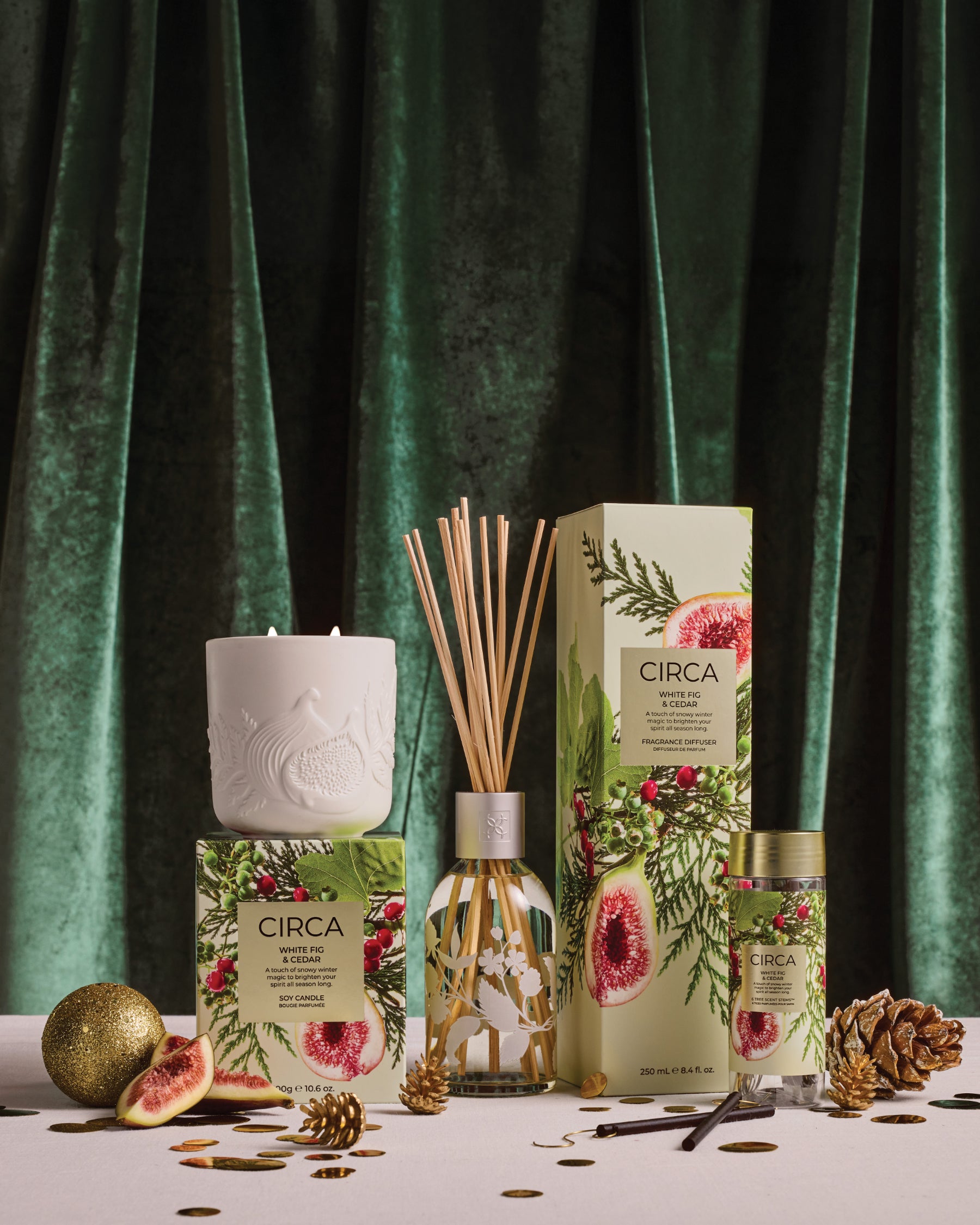WHITE FIG & CEDAR | 250mL Fragrance Diffuser