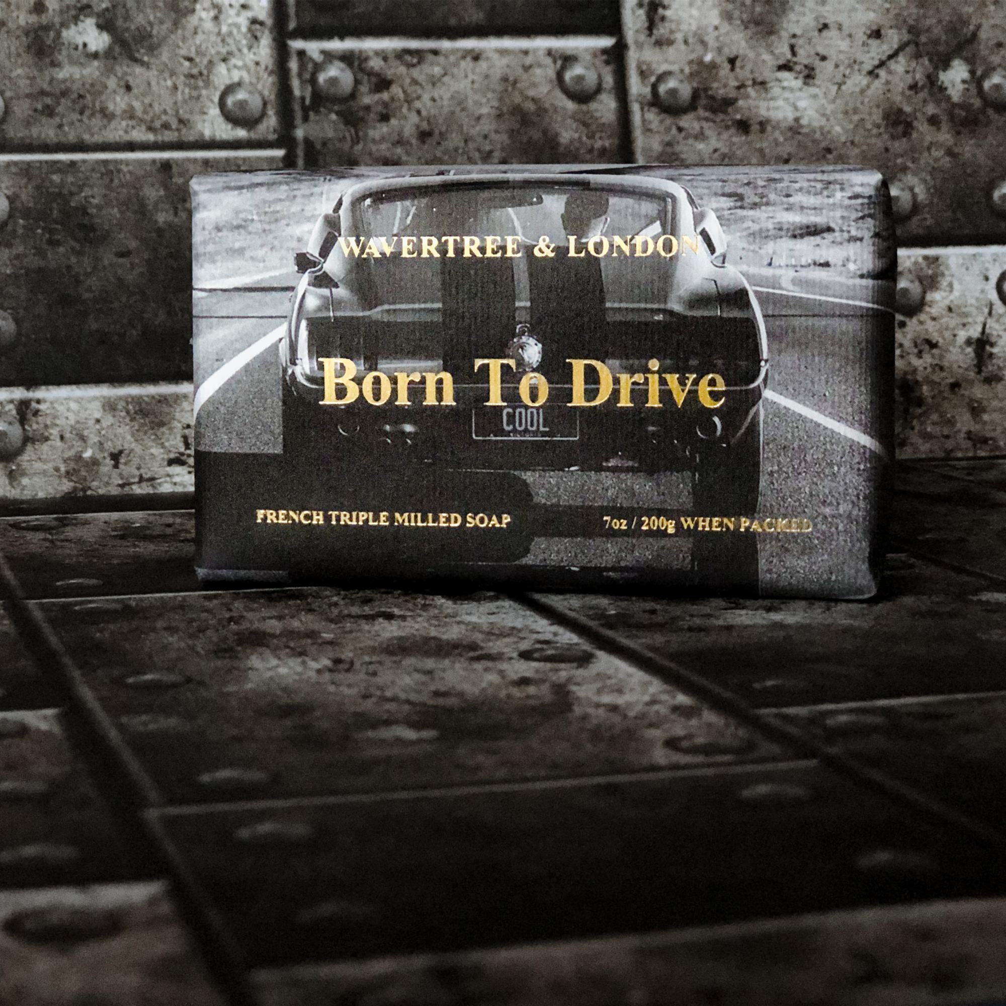 BORN TO DRIVE | Bergamot & Fig | Triple Milled Soap 200g