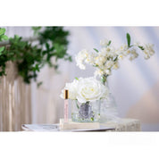 Perfumed Natural Touch 5 Roses | Clear - Ivory White
