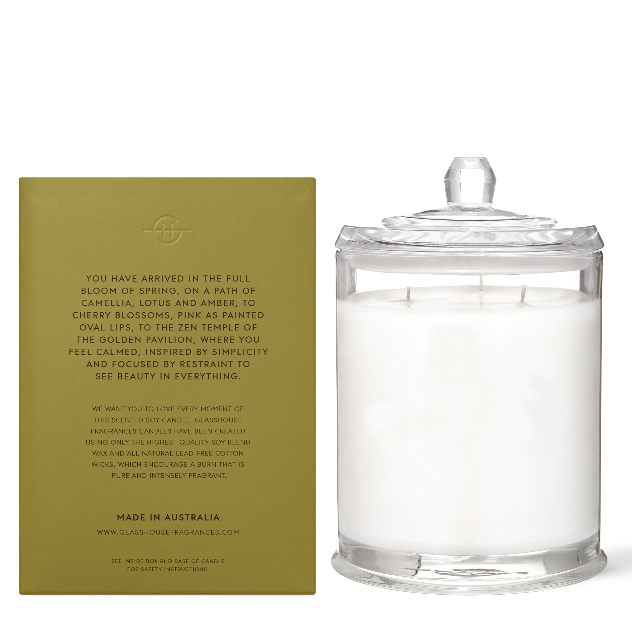 KYOTO IN BLOOM | Camelia & Lotus | 760g Soy Candle