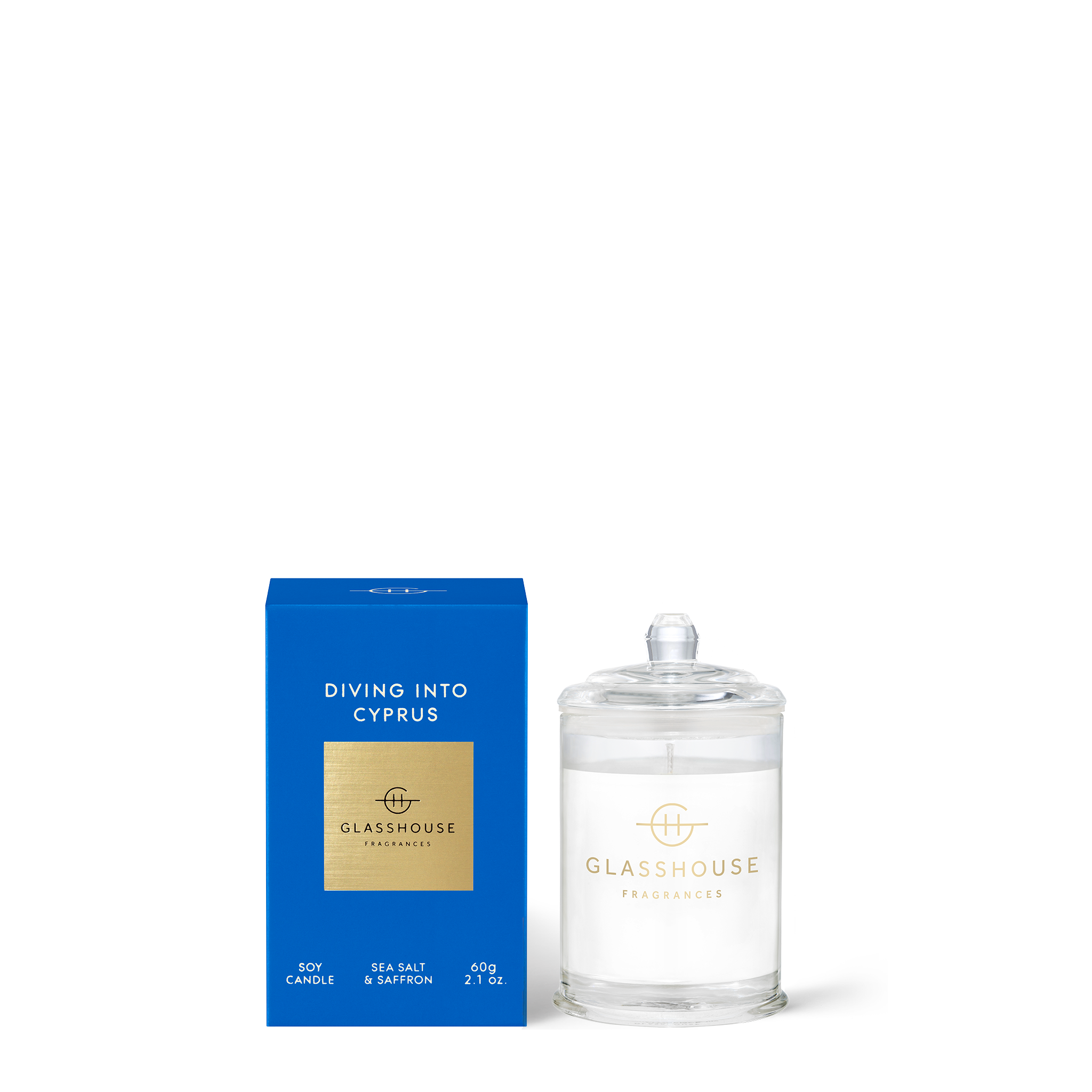 DIVING INTO CYPRUS | Sea Salt & Saffron | 60g Soy Candle