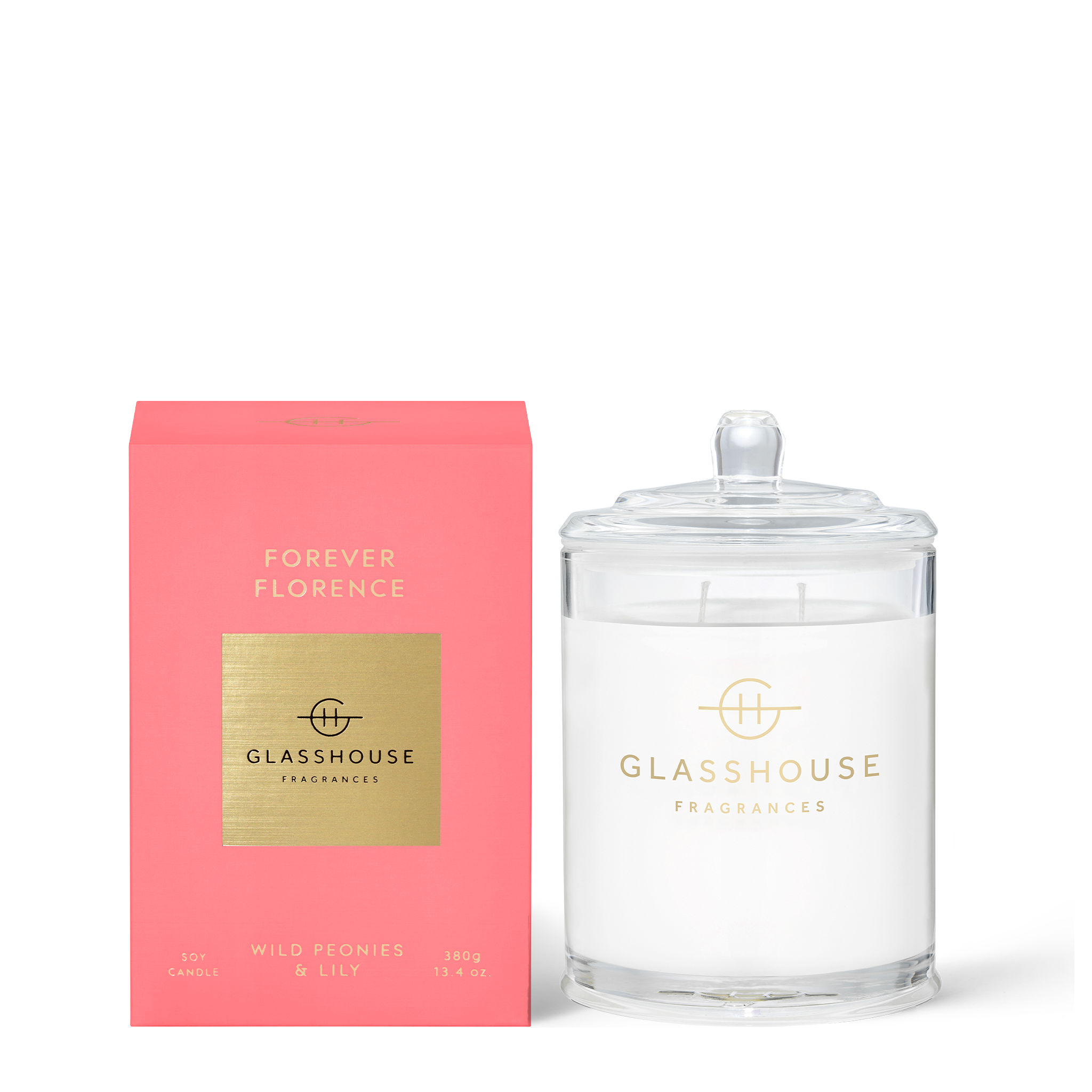 FOREVER FLORENCE | Wild Peonies & Lily | 380g Soy Candle