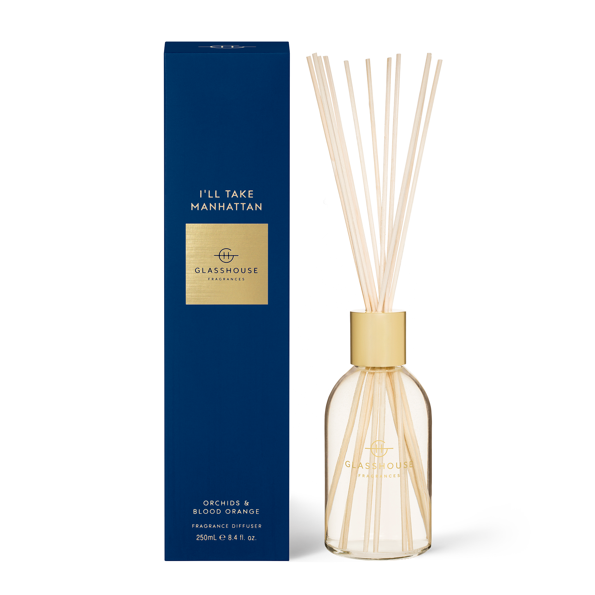 I'LL TAKE MANHATTAN | Orchids & Blood Orange | 250ml Fragrance Diffuser