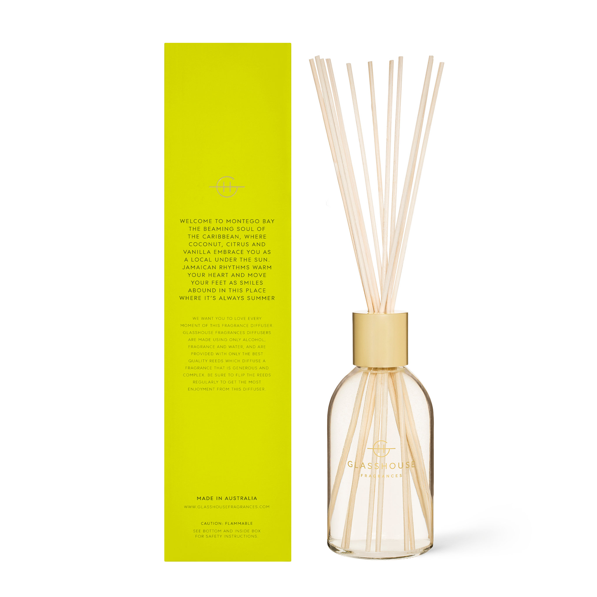 MONTEGO BAY RHYTHM | Coconut & Lime | 250ml Fragrance Diffuser