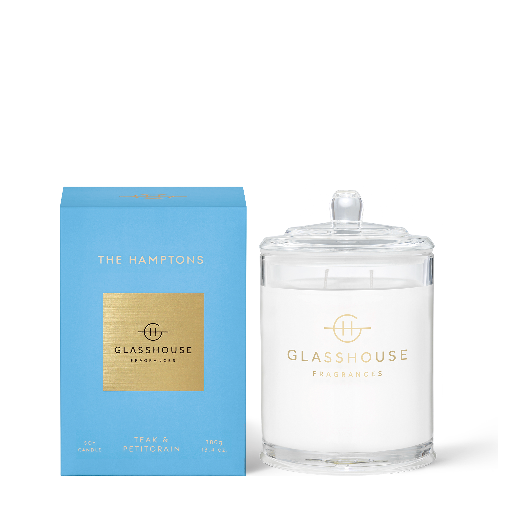 THE HAMPTONS | Teak & Petitgrain | 380g Soy Candle
