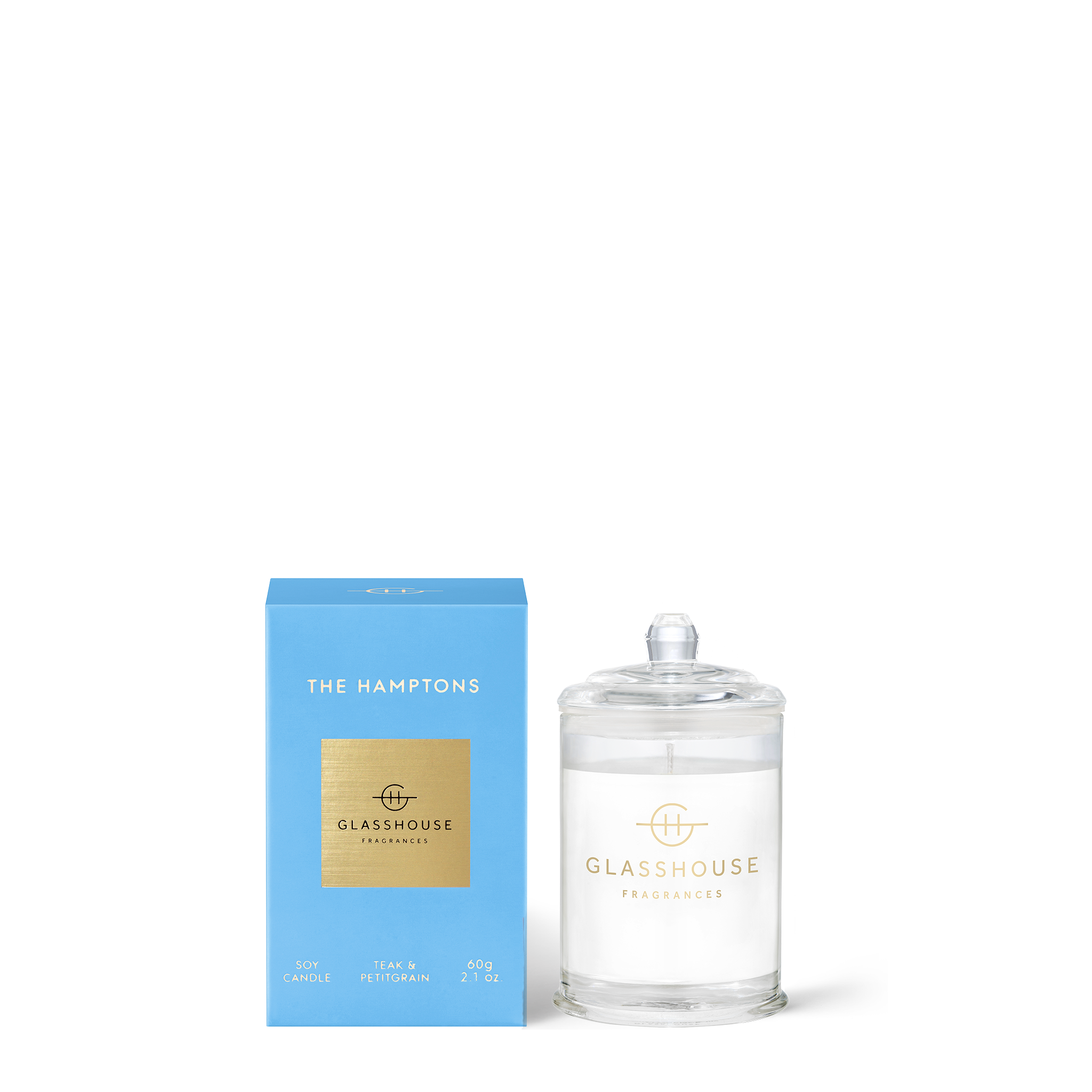 THE HAMPTONS | Teak & Petitgrain | 60g Soy Candle